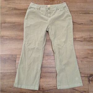 VTG Faded Glory Women Size 38x28 Western Wide Corduroy Pants Jeans Flare Bootcut